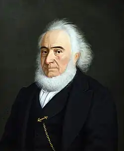 Portrait de Joseph Gambetta père de Léon -  A.Vincent (1879)