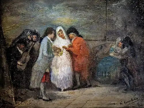 Antonio Pérez Rubio, La Petite mariée, fin XIXe