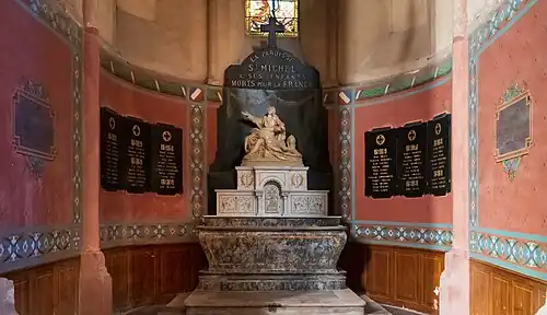 La chapelle Monument aux Morts de la Paroisse