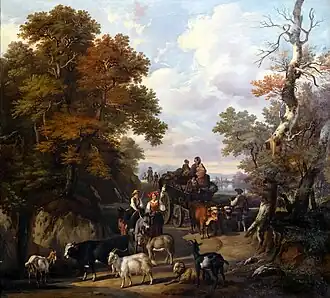 Retour de foire (1850) par Joseph Latour