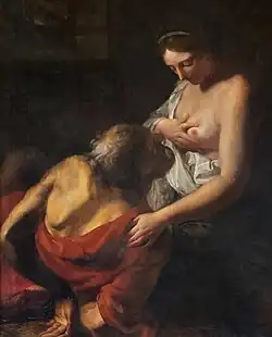 La charité romaine, vers 1720,  musée des Beaux-Arts de Narbonne.