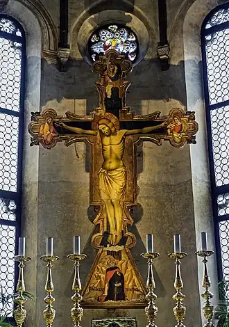 La crucifixion par Niccolò Semitecolo