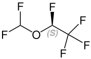 Structural Formula of (S)-Desfluran