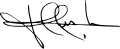 Signature de David Choquehuanca