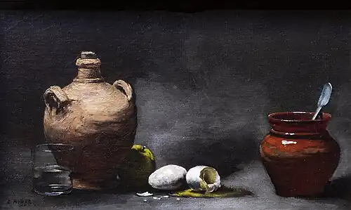 Nature morte aux œufs, Toronto, collection particulière.