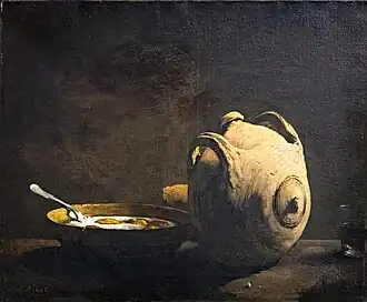 Nature morte aux œufs sur le plat, musée d'Art et d'Archéologie de Senlis.