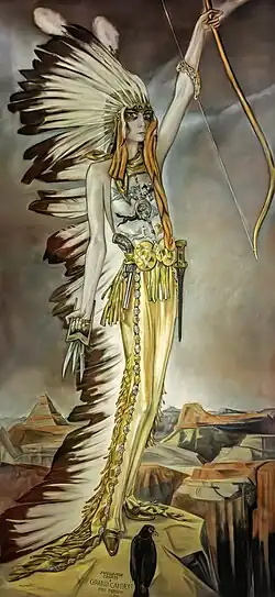 La marchesa Casati come capo Sioux, 1925, Paris, collection Lucile Audouy