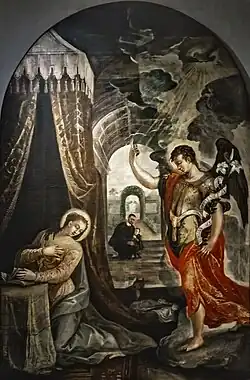 Annonciation avec donateur - Museo Civico Santa Caterina Trévise