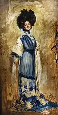 Portrait de Lina Cavalieri, 1905.