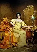 Portrait de l'actrice Virginia Reiter, 1896, collection privée