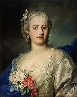 Portrait de jeune Dame (1720-1721) - Museo civico di Santa Caterina à Trévise.