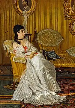 Portrait de la comtesse Carlotta Aloisi Papudoff (1869), Museoarchives Giovanni Boldini, Pistoia.