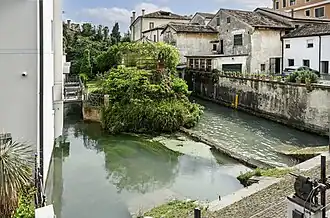 Roggia (Siletto) - vu depuis le pont Fra Giocondo