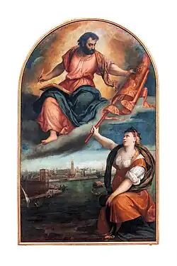 Saint Marc donne son étendard à Venise,(1531-32),  Académie des Beaux-Arts de Venise