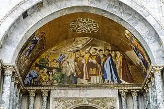 Le corps de Satin Marc est reçu à Venise par Pietro Vecchia