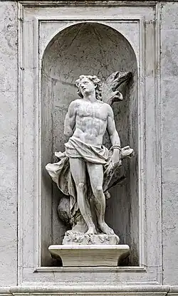 Statue de Saint Sebastien