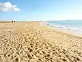 La plage de Kerminihy.