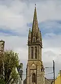 Église paroissiale Saint-Ignace : le clocher.