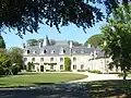 Le manoir vu du parc.