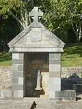 La fontaine Sainte-Brigitte (Santez-Berc'hed) : détail.
