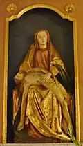 Chapelle Notre-Dame de Langroas : la Vierge de pitié.