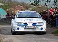 Patrick Rouillard copiloté par Guilhem Zazurca au Lyon Charbonnière 2008 sur Renault Maxi Mégane