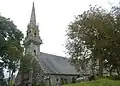 Saint-Nic : chapelle Saint-Côme-et-Saint-Damien, vue du sud-ouest.