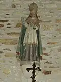 Chapelle Saint-Cado : statue de saint Cado.