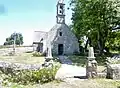 La chapelle Notre-Dame de Langroas, vue extérieure d'ensemble.