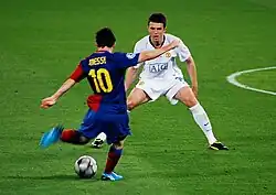 Messi en finale de Ligue des champions 2009