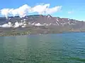 La Dent du Chat et en bas à gauche la fin du Bourget-du-Lac.