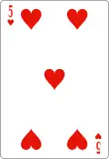 5 de cœur