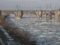 L'Elbe à Dresde.