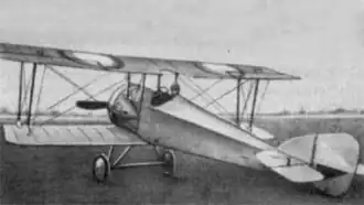 Vue de l'avion.