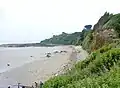 La plage du Moulin de la Rive (partie est).