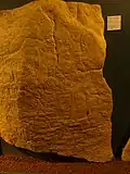 Dolmen Est : copie de la dalle S8.