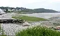 La plage du Moulin de la Rive (partie centrale).