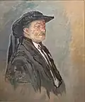 Portrait de Joseph Le Pevedic (1879-1964) [huile sur contreplaqué, 1938].