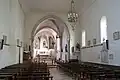 La nef de l'église Saint-Sixte.