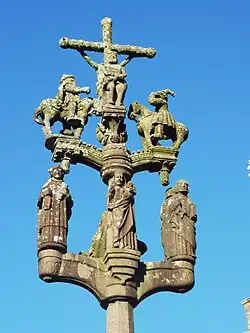 Le calvaire, détail.
