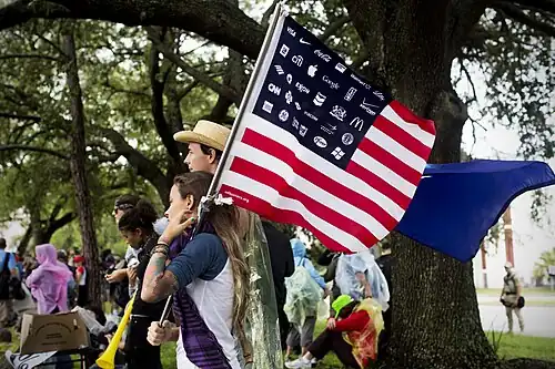 Marche contre la convention nationale républicaine de 2012&nbsp;(en), à Tampa, le 27 août 2012.