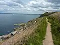 Le GR 34 et la Baie de Douarnenez vus des environs de la Pointe de Leydé.