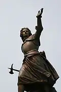 Statue en son honneur à Tournai.