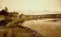 Pont-Croix : l'anse de Porz-an-Listri vers 1920, un simple port d'échouage.
