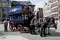 Voiture à cheval sur la Grand-Place