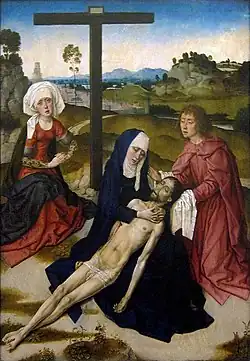 Dirk Bouts, Déploration, musée du Louvre.