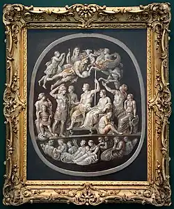 Peter Paul Rubens, Apothéose de Germanicus, copie d'un camée antique, 1626.