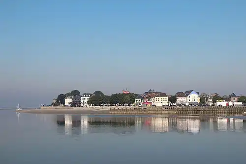 Le Crotoy, le quai Courbet.