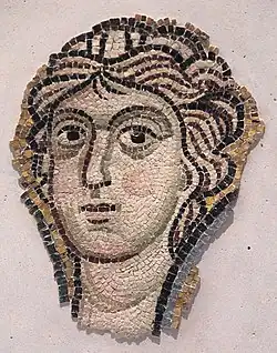 Tête d'ange du Jugement dernier (conservée au musée du Louvre).