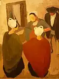 Maurice Le Scouëzec : Groupe à Landivisiau.